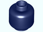LEGO® los onderdeel Hoofd in kleur Donkerblauw 3626c