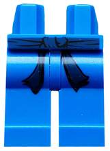 Plaatje in Gallery viewer laden, LEGO® los onderdeel Benen met Motief Blauw 970c00pb0088