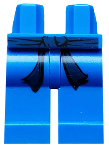 LEGO® los onderdeel Benen met Motief Blauw 970c00pb0088