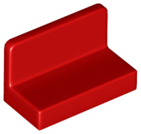 LEGO® los onderdeel Paneel in kleur Rood 4865b