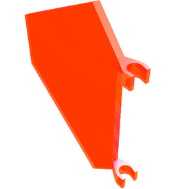 LEGO® los onderdeel Vlag Doorzichtig Neon Oranje 51000