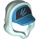 LEGO® los onderdeel Hoofddeksels Donker Azuurblauw 52684pb03