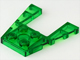 Plaatje in Gallery viewer laden, LEGO® los onderdeel Wig Plaat Doorzichtig Groen 43719