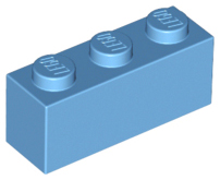 LEGO® los onderdeel Steen in kleur Medium Blauw 3622