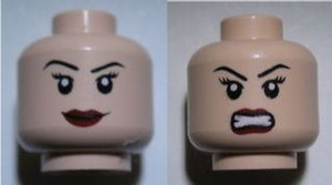 LEGO® los onderdeel Hoofd in kleur Lichte Nougat 3626bpb0635