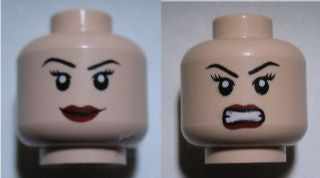 LEGO® los onderdeel Hoofd in kleur Lichte Nougat 3626bpb0635