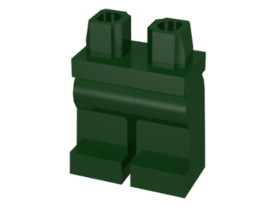 LEGO® los onderdeel Benen in kleur Donkergroen 970c00