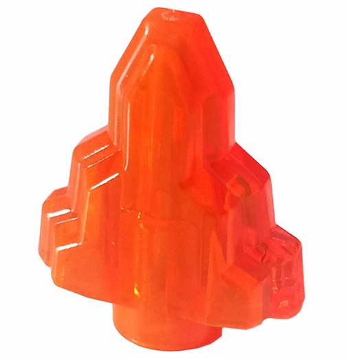 LEGO® los onderdeel Rots Doorzichtig Neon Oranje 10178