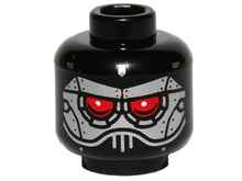 Plaatje in Gallery viewer laden, LEGO® los onderdeel Hoofd in kleur Zwart 3626bpb0792