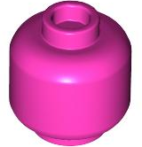 Plaatje in Gallery viewer laden, LEGO® los onderdeel Hoofd in kleur Donker Roze 3626b