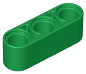 LEGO® los onderdeel Technische Hefbalk in kleur Groen 32523