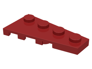 LEGO® los onderdeel Wig Plaat in kleur Donkerrood 41769