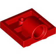 LEGO® los onderdeel Plaat Aangepast in kleur Rood 10247