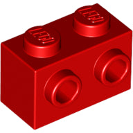 LEGO® los onderdeel Steen Aangepast in kleur Rood 11211