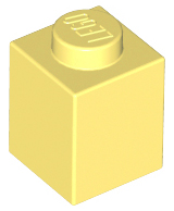 LEGO® los onderdeel Steen in kleur Helder Lichtgeel 3005