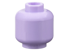 Plaatje in Gallery viewer laden, LEGO® los onderdeel Hoofd in kleur Lavendel 3626c