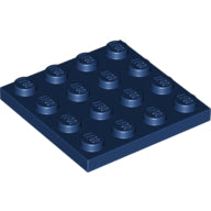LEGO® los onderdeel Plaat Algemeen in kleur Donkerblauw 3031