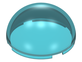 LEGO® los onderdeel Cilinder Doorzichtig Lichtblauw 86500