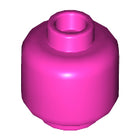 LEGO® los onderdeel Hoofd in kleur Donker Roze 3626c