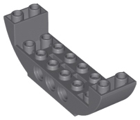 LEGO® Dakpan Gebogen Donker Blauwachtig Grijs 11301
