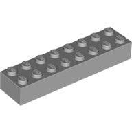 LEGO® los onderdeel Steen Licht Blauwachtig Grijs 3007