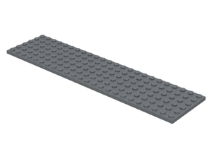 LEGO® onderdeel Plaat Algemeen Donker Blauwachtig Grijs 3026