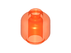 LEGO® los onderdeel Hoofd Doorzichtig Neon Oranje 3626c