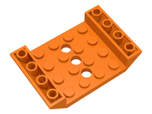 LEGO® los onderdeel Dakpan Omgekeerd in kleur Oranje 60219