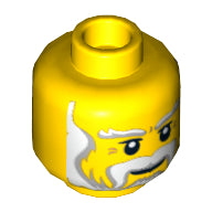 Plaatje in Gallery viewer laden, LEGO® los onderdeel Hoofd in kleur Geel 3626cpb1004