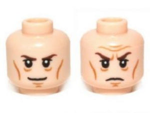 LEGO® los onderdeel Hoofd in kleur Lichte Nougat 3626cpb0939
