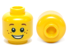 Plaatje in Gallery viewer laden, LEGO® los onderdeel Hoofd in kleur Geel 3626cpb0471