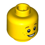 LEGO® los onderdeel Hoofd in kleur Geel 3626cpb0471