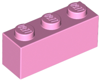 LEGO® los onderdeel Steen in kleur Fel Roze 3622