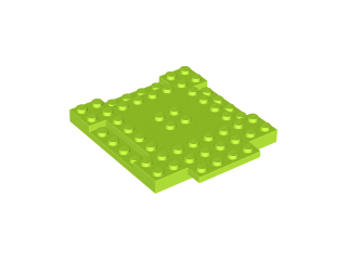 LEGO® los onderdeel Steen Aangepast in kleur Limoen 15624