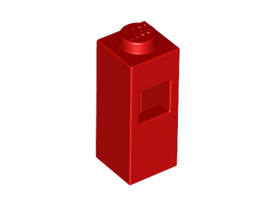 LEGO® los onderdeel Steen Aangepast in kleur Rood 15444