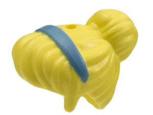 LEGO® los onderdeel Haar in kleur Helder Lichtgeel 15673pb01