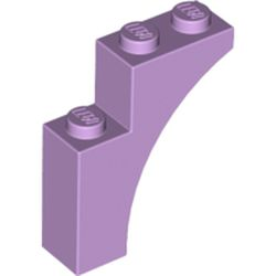 LEGO® los onderdeel Steen Boog in kleur Lavendel 13965