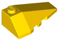 LEGO® los onderdeel Wig in kleur Geel 43711
