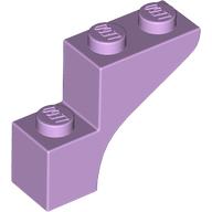 Plaatje in Gallery viewer laden, LEGO® los onderdeel Steen Boog in kleur Lavendel 88292