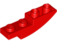 Plaatje in Gallery viewer laden, LEGO® los onderdeel Dakpan Gebogen in kleur Rood 13547