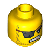 LEGO® los onderdeel Hoofd in kleur Geel 3626cpb1046
