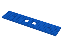 Plaatje in Gallery viewer laden, LEGO® los onderdeel Trein in kleur Blauw 92339