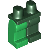 Plaatje in Gallery viewer laden, LEGO® los onderdeel Benen in kleur Donkergroen 970d18