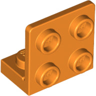 LEGO® los onderdeel Beugel in kleur Oranje 99207