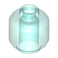 LEGO® los onderdeel Hoofd Doorzichtig Lichtblauw 3626c