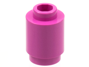LEGO® los onderdeel Steen Rond in kleur Donker Roze 3062b