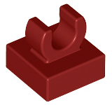 LEGO® los onderdeel Tegel Aangepast Donkerrood 15712
