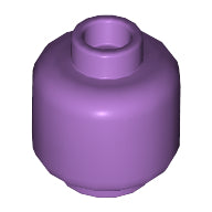 LEGO® los onderdeel Hoofd in kleur Medium Lavendel 3626c
