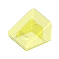 LEGO® onderdeel Dakpan Algemeen Doorzichtig Neon Groen 54200