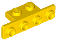 LEGO® los onderdeel Beugel in kleur Geel 2436b